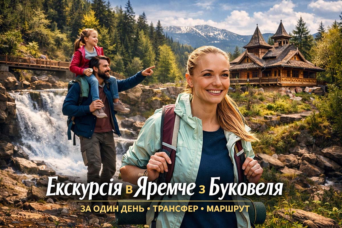 Екскурсія в Яремче з Буковеля на 1 день: сім’я на пішому маршруті в Карпатах