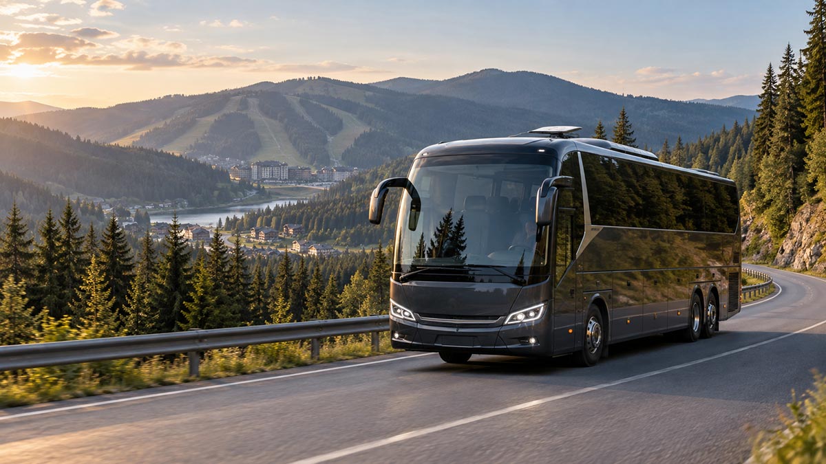Приватний автобус зі Starlink та Wi-Fi у Буковель